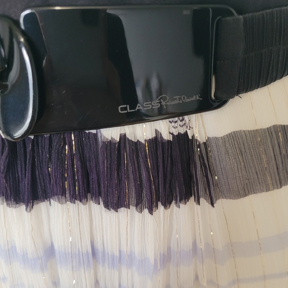 Class Roberto Cavalli Watercolor Silk Dress, VGUC, Size 8 - Picture 5 of 15